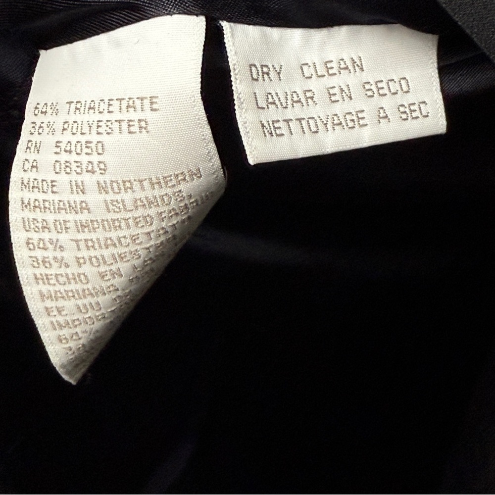 Jones New York Women's Black SZ 16 Blazer Long Career Business Classic Dressy - Picture 5 of 9